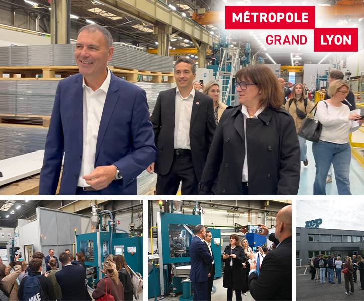 Visite de la Présidente de la Métropole de Lyon chez REP